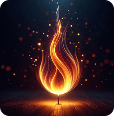 Flame of Hope symbolic flame